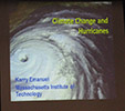 Title slide of Prof. Emanuel's presentation.