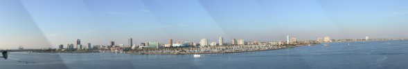 Long Beach, CA skyline.