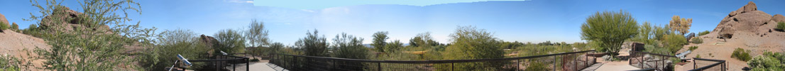 Panorama at Phoenix Zoo. Photos by Janet Hazen